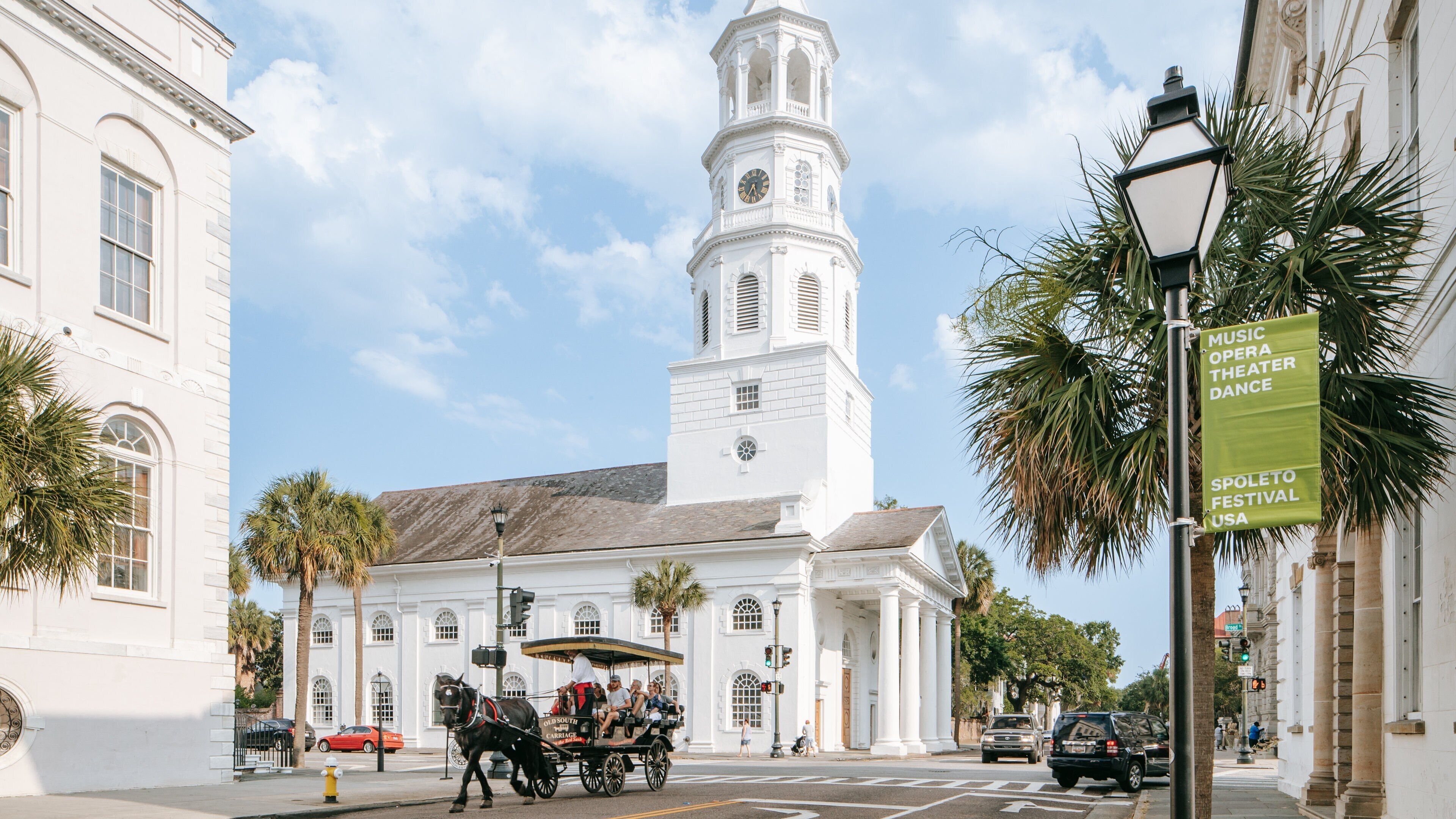 St. Michael\'s Episcopal Church which includes heritage architecture, horseriding and heritage elements