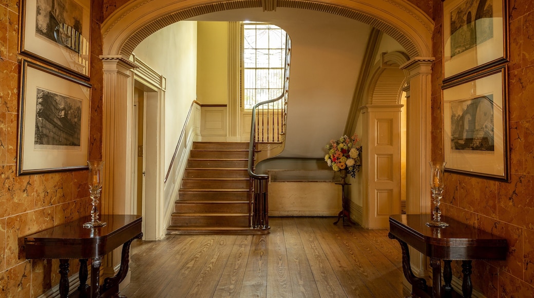 Edmonston-Alston House showing interior views, heritage elements and a house