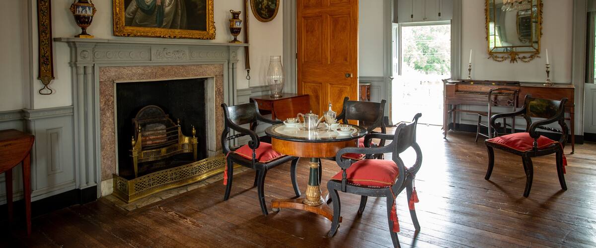 Joseph Manigault House featuring a house, interior views and heritage elements