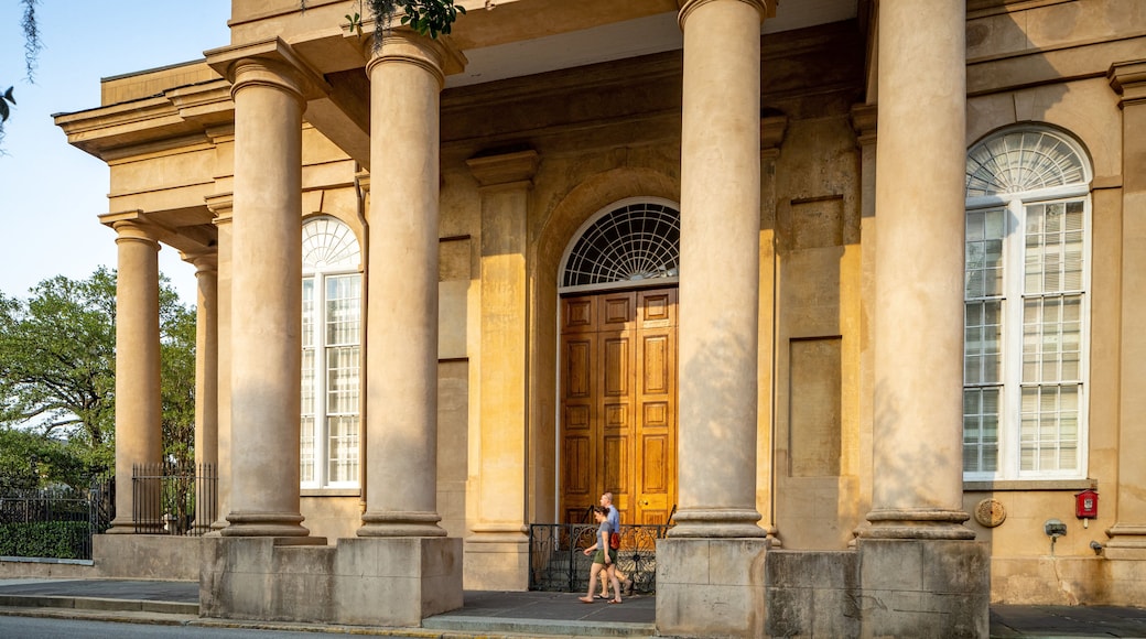 St. Philip\'s Church featuring street scenes and heritage elements as well as a couple