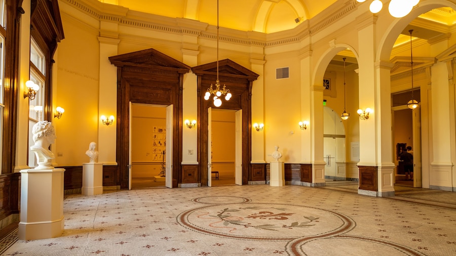 Gibbes Museum of Art showing heritage elements and interior views