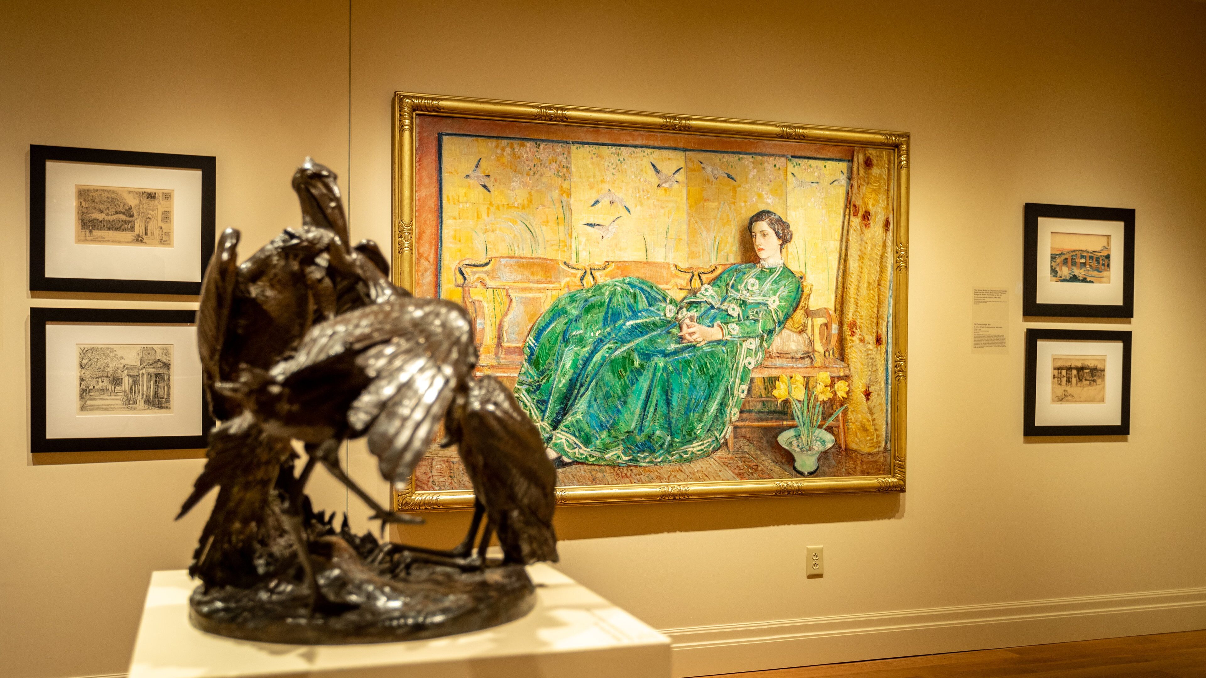 Gibbes Museum of Art showing art and interior views