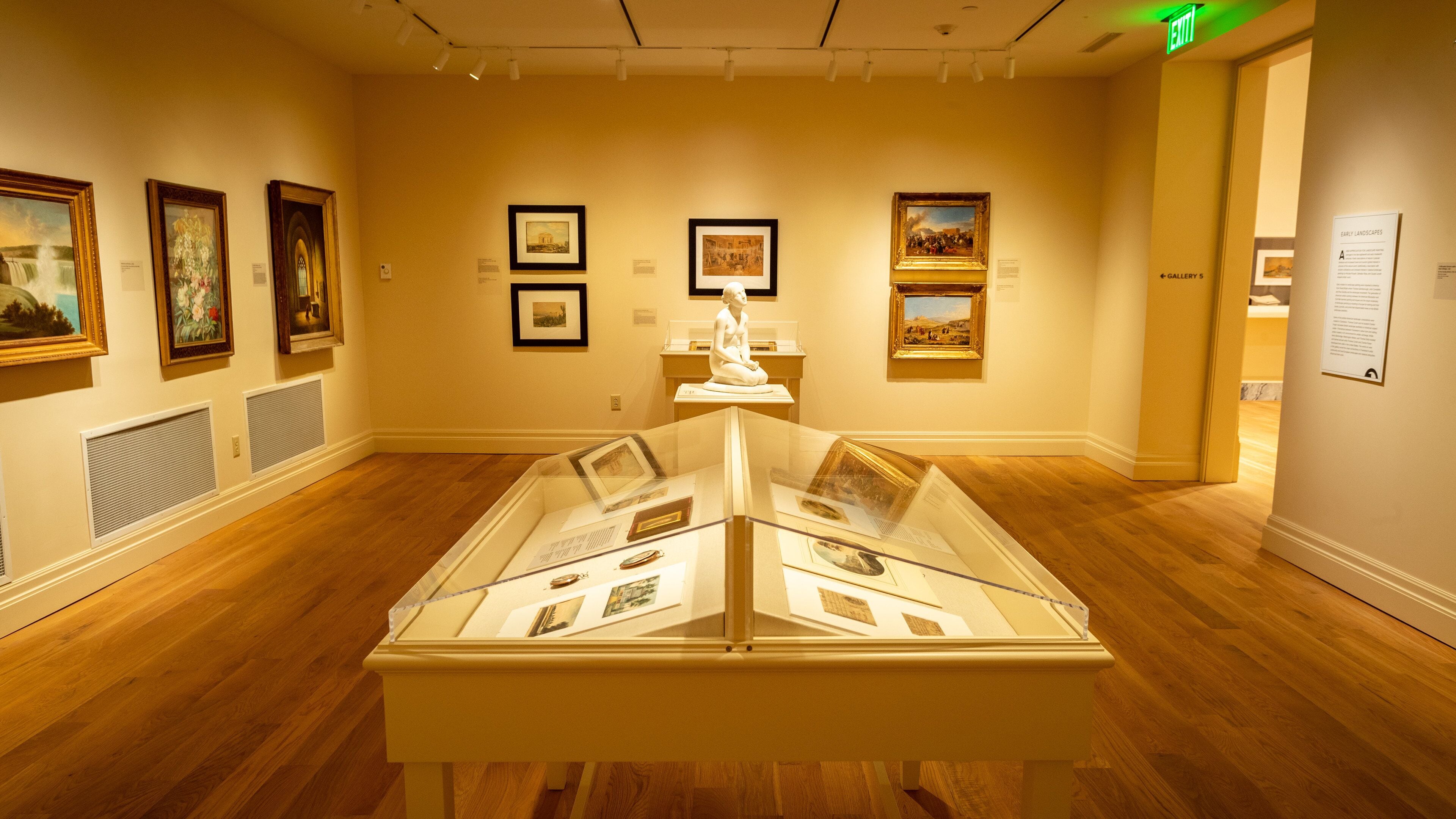 Gibbes Museum of Art featuring art and interior views