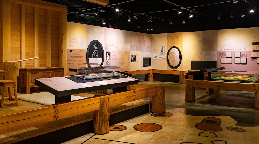 Charles Towne Landing State Historic Site showing interior views