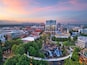 Greenville, South Carolina at Falls Park on Reedy Creek