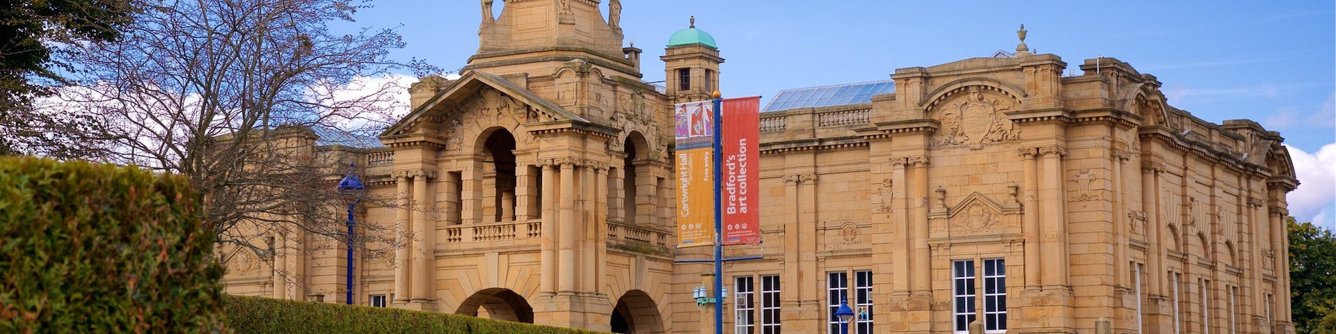 Cartwright Hall Art Gallery mostrando arquitetura de patrimônio