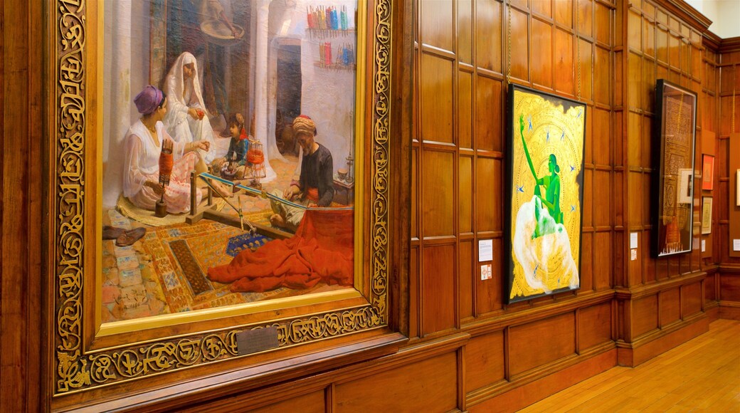 Cartwright Hall Art Gallery featuring art and interior views