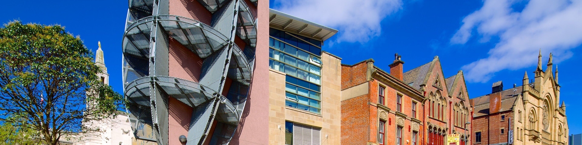 Millennium Square featuring modern architecture