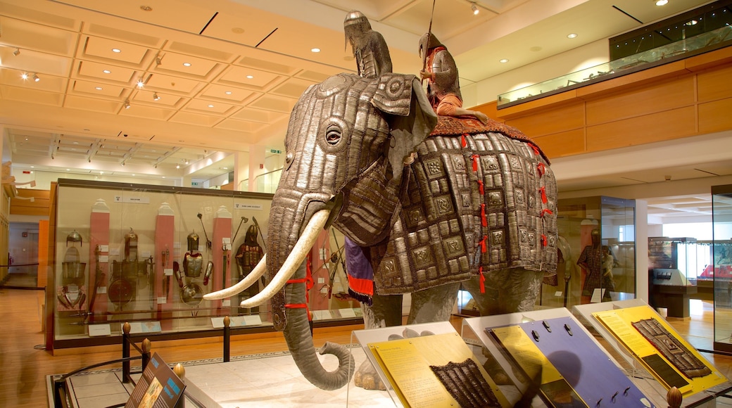 Royal Armouries showing interior views