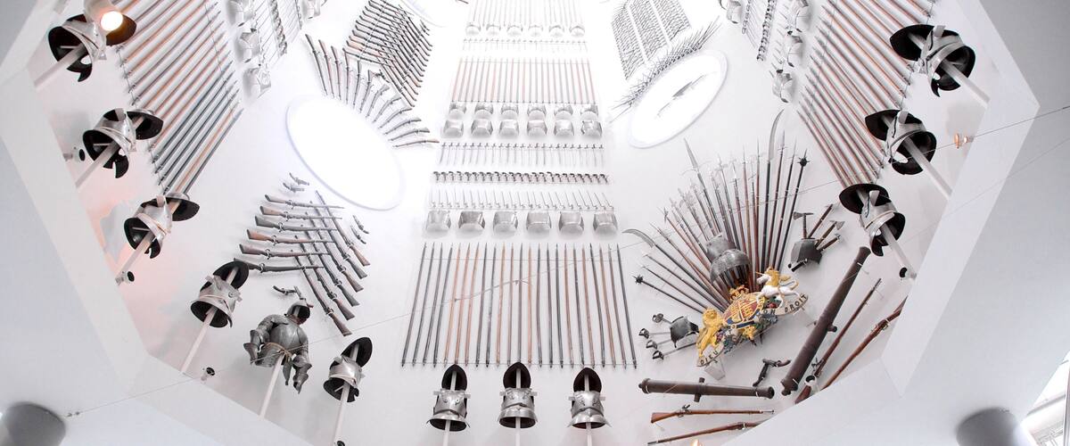 Royal Armouries featuring interior views