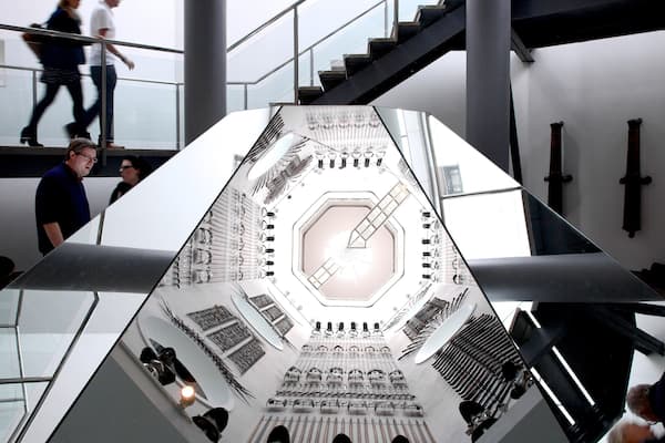 Royal Armouries featuring interior views as well as a small group of people