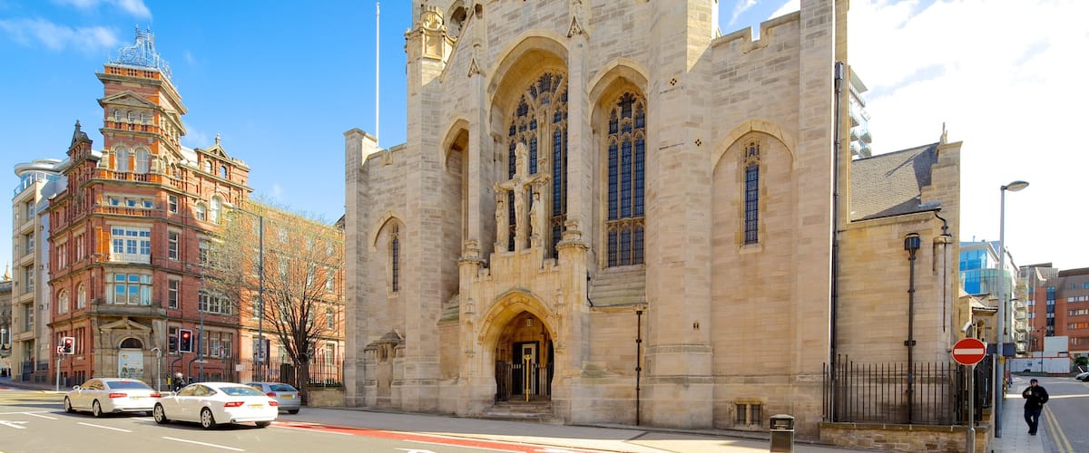 セント アン ローマ カトリック大聖堂 表示 遺跡, ストリート シーン と 教会あるいは大聖堂