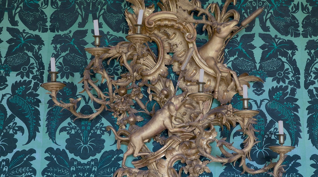 Temple Newsam House featuring interior views and chateau or palace