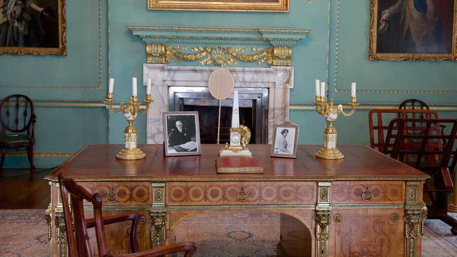 Temple Newsam House which includes interior views and chateau or palace