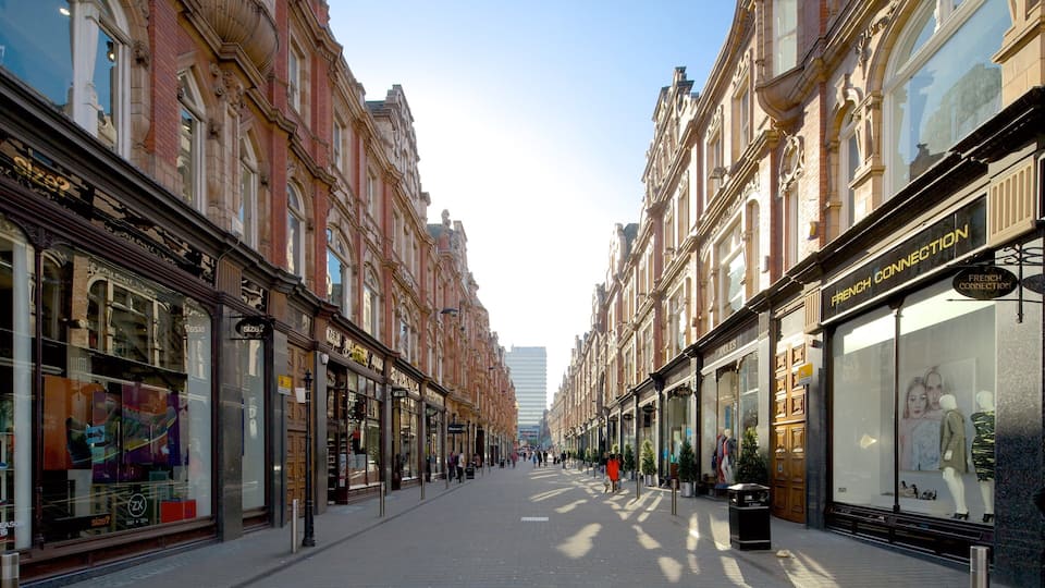 Victoria Quarter featuring street scenes and heritage architecture