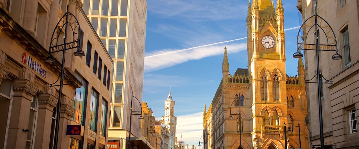 Wool Exchange showing a city and heritage architecture