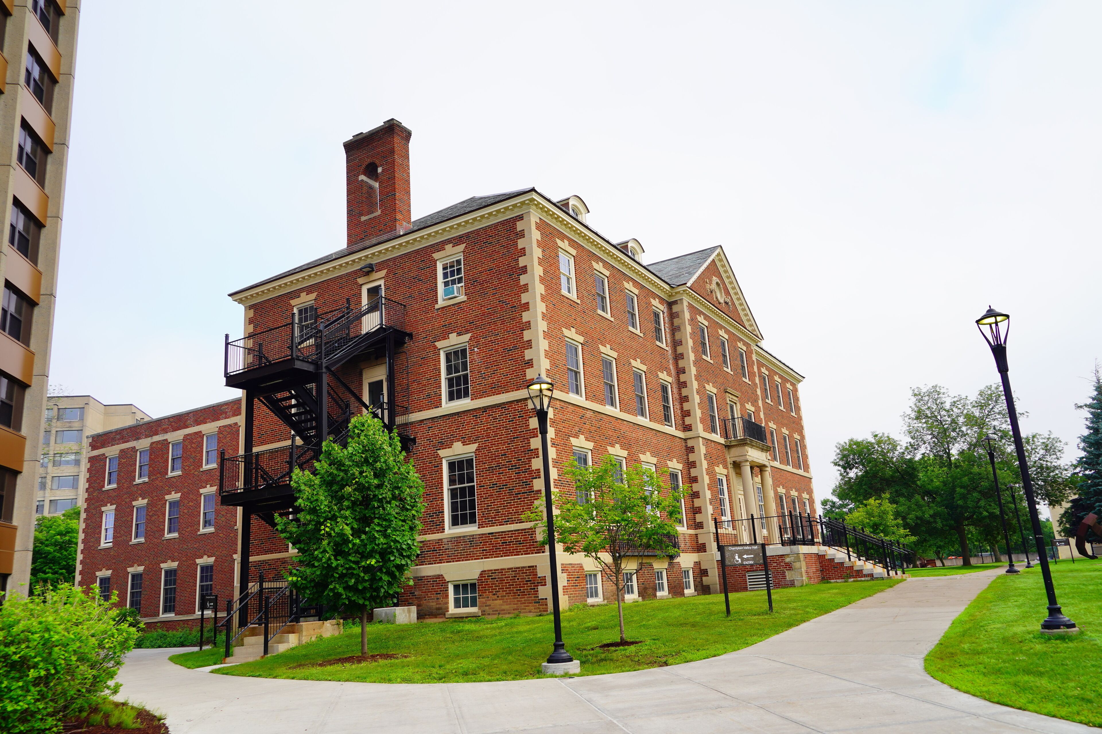 The landscape of New York State University (SUNY) Plattsburgh