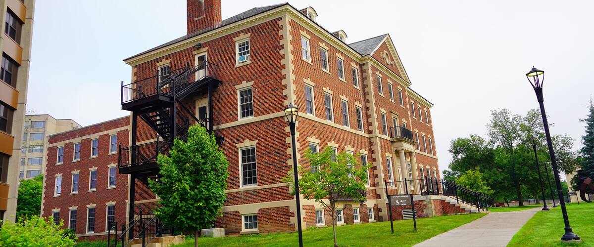 The landscape of New York State University (SUNY) Plattsburgh