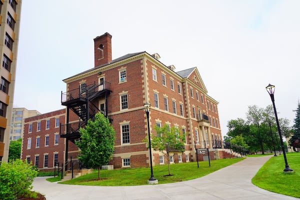 The landscape of New York State University (SUNY) Plattsburgh