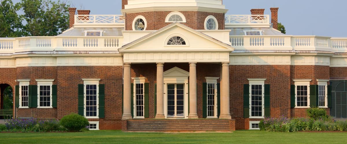 Monticello เนื้อเรื่องที่ อนุสรณ์ และ มรดกทางสถาปัตยกรรม
