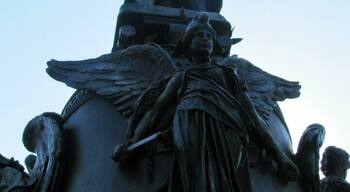 University of Virginia, statue of founder, Thomas Jefferson