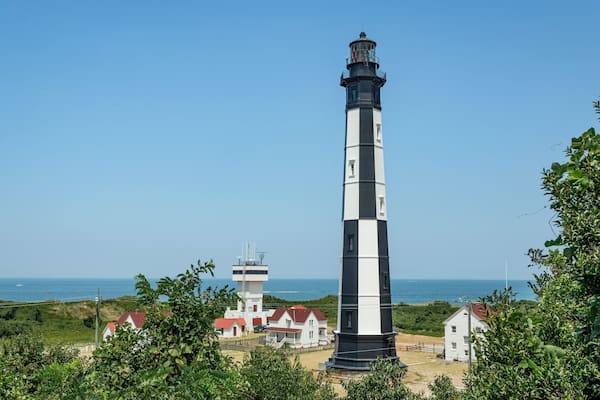Cape Henry Lighthouse featuring a lighthouse