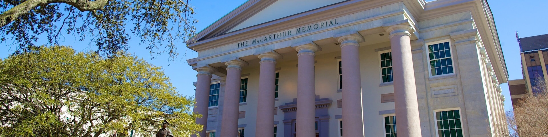 Douglas MacArthur Memorial caracterizando um memorial, arte e arquitetura de patrimônio