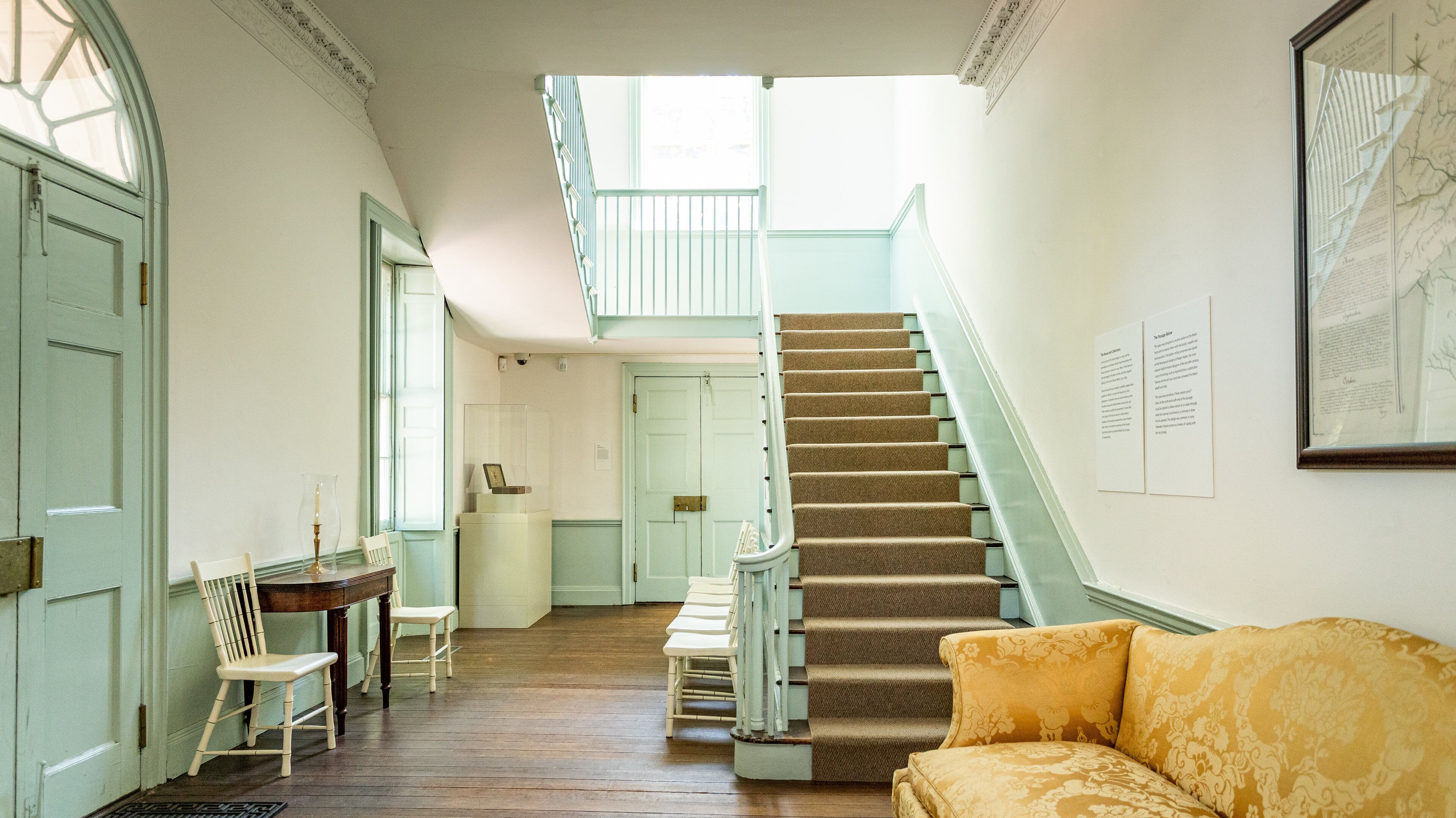 Moses Myers House featuring a house and interior views