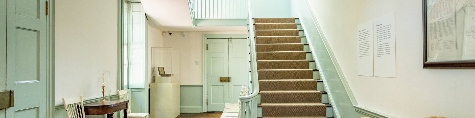 Moses Myers House featuring a house and interior views