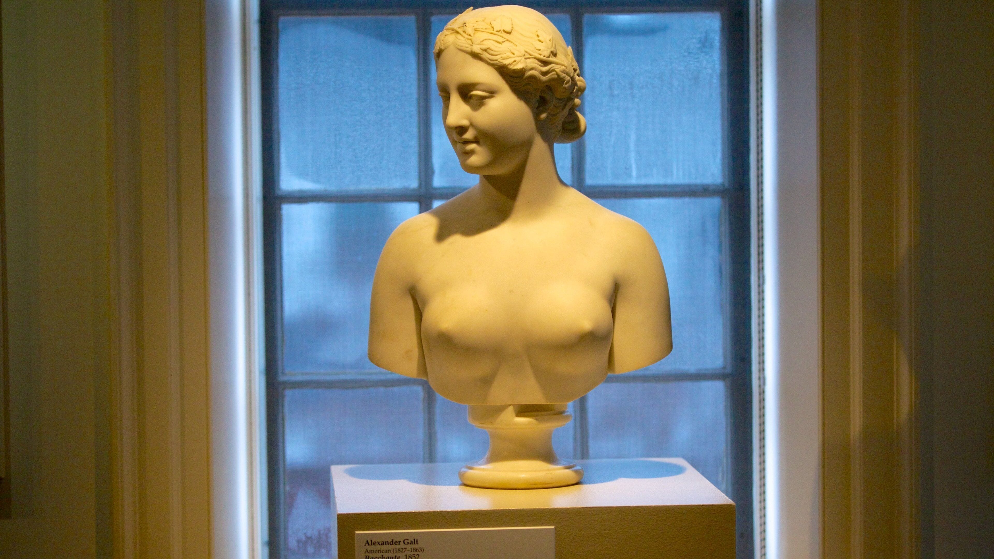 Moses Myers House showing interior views and a statue or sculpture