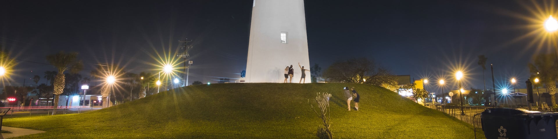 lighthouse in the night