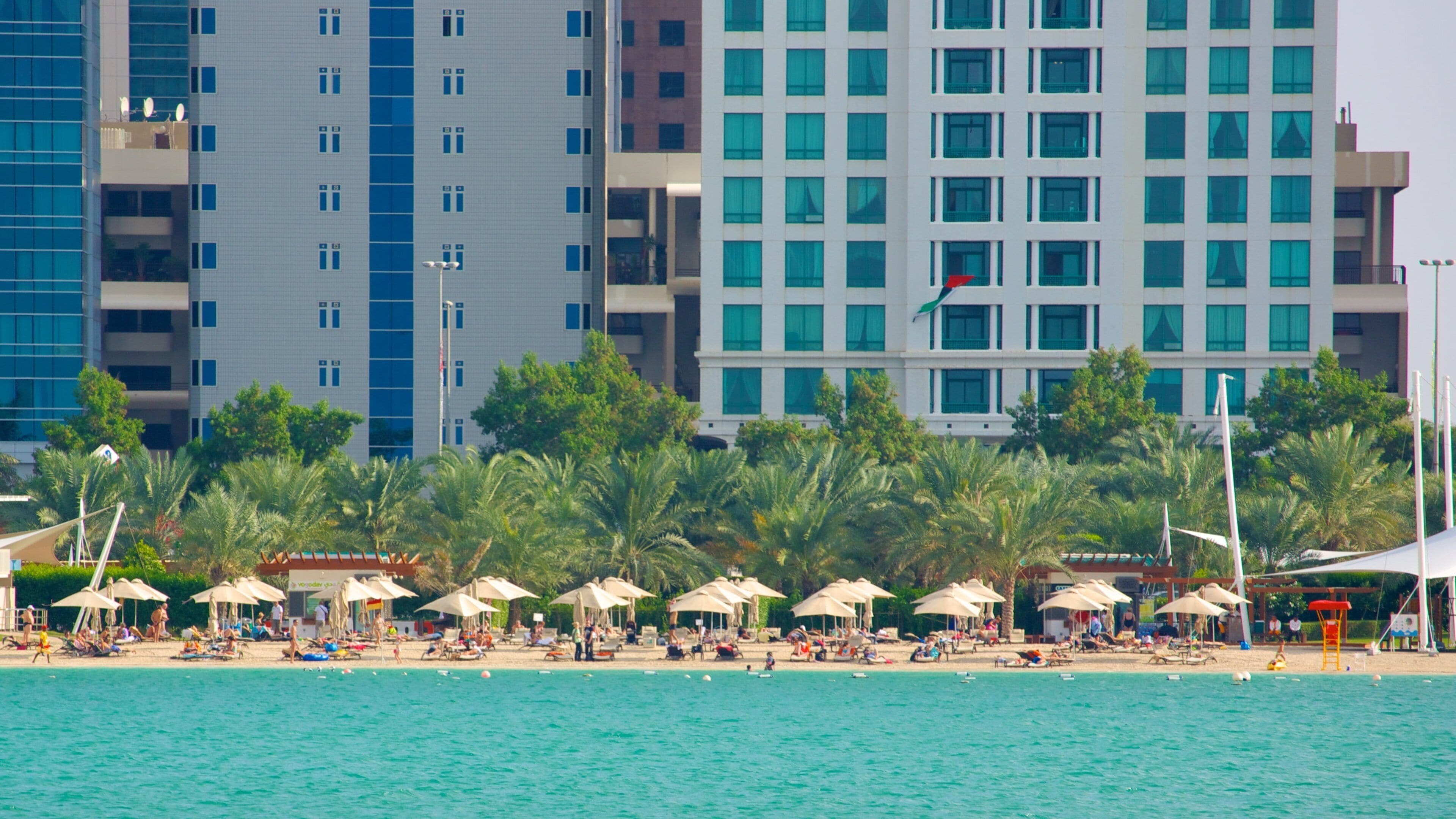 Corniche Beach featuring general coastal views and a sandy beach
