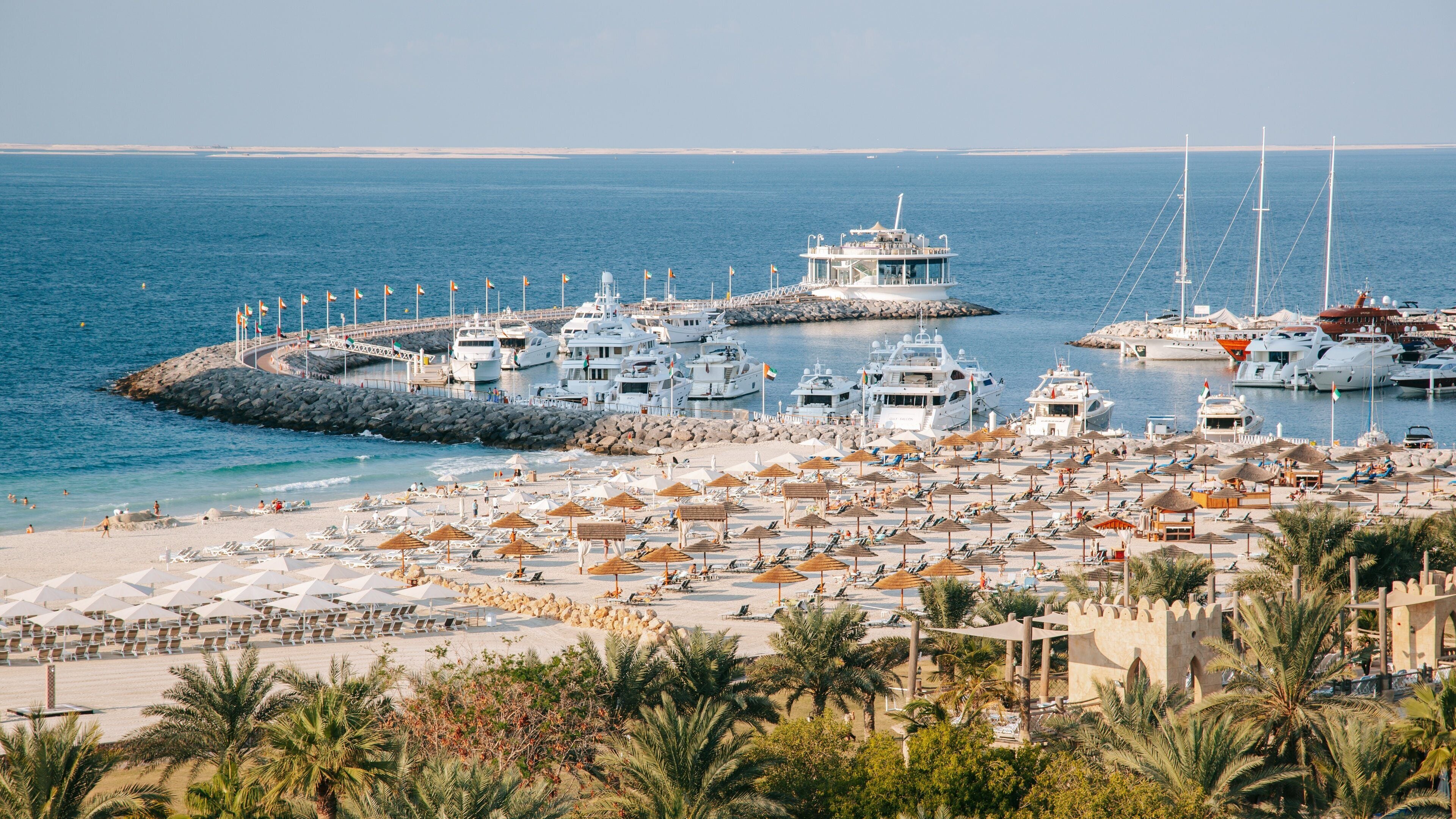 Wild Wadi Water Park showing general coastal views and landscape views