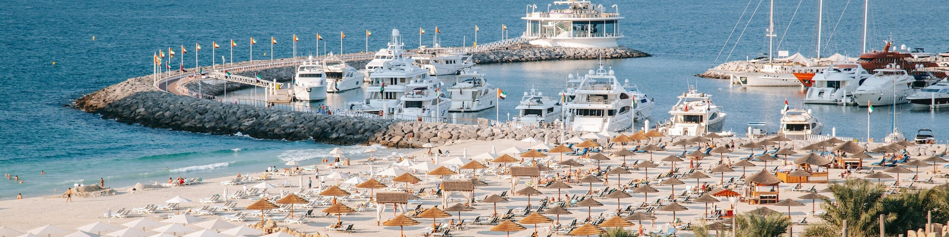 Wild Wadi Water Park showing general coastal views and landscape views