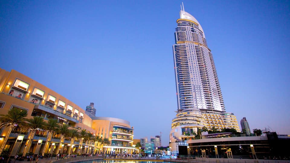 Burj Khalifa which includes a skyscraper, a city and central business district