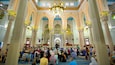 Jumeirah Mosque showing religious aspects, a mosque and interior views