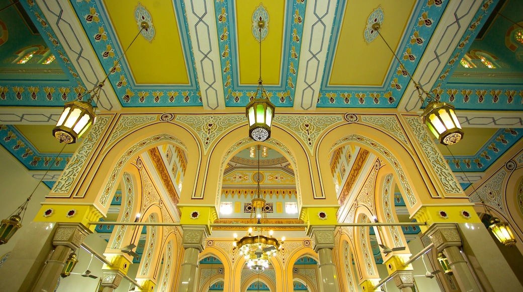 Jumeirah Mosque which includes religious elements, a mosque and interior views