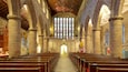 Cathedral of St. Machar showing interior views, a church or cathedral and religious elements