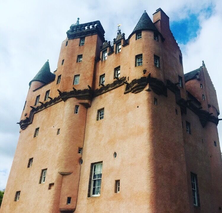 A castle with some of my distant family