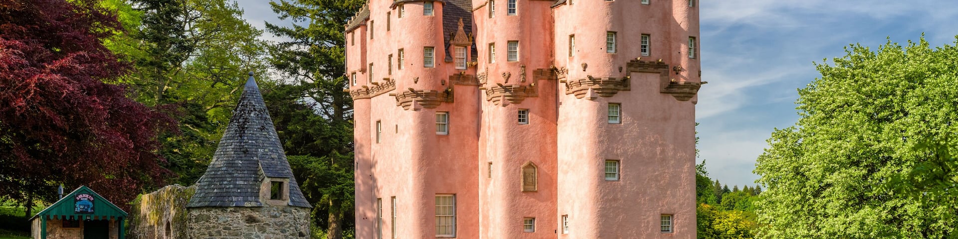 Craigievar castle in Scotland