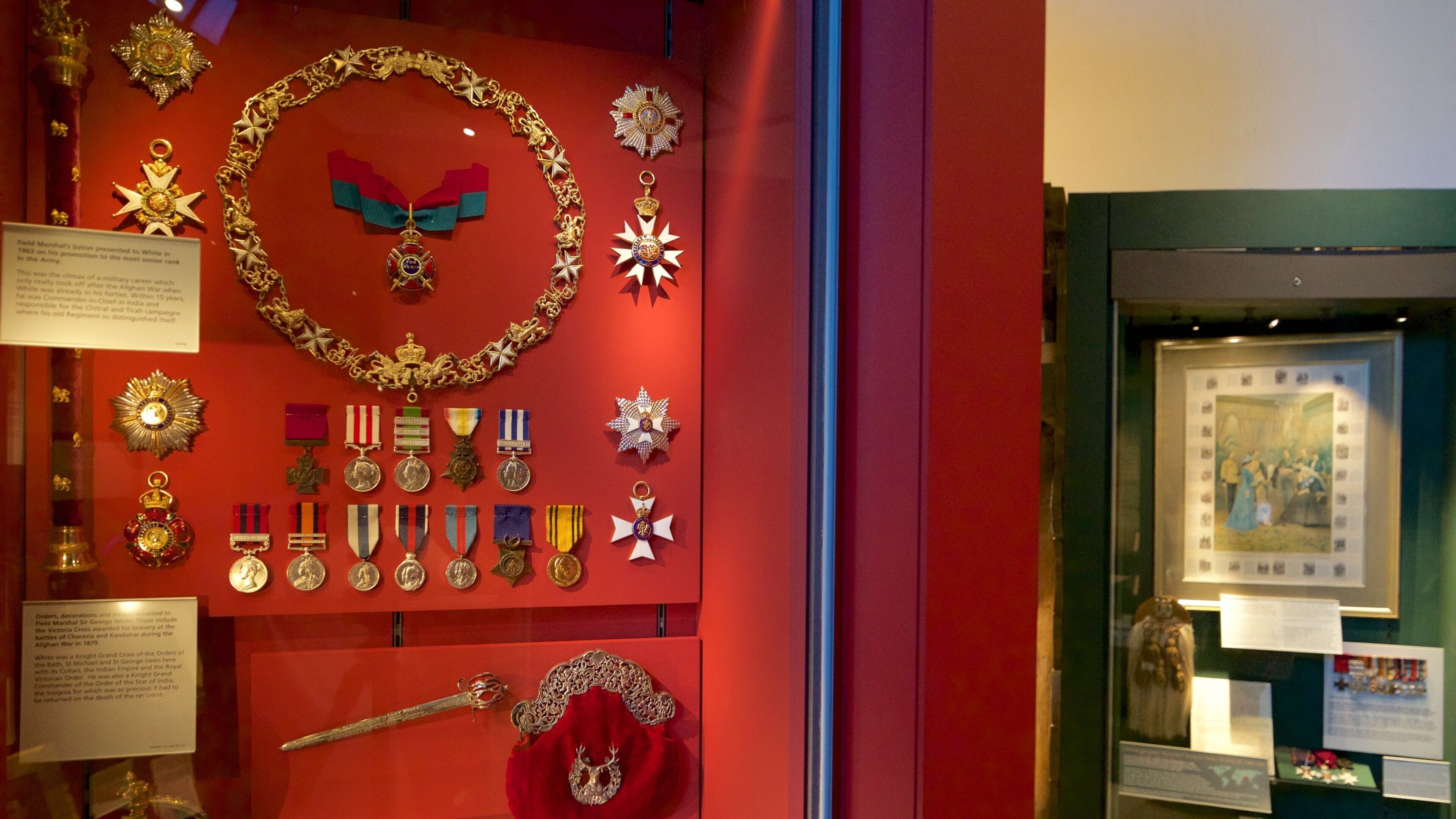 Gordon Highlanders Museum which includes interior views