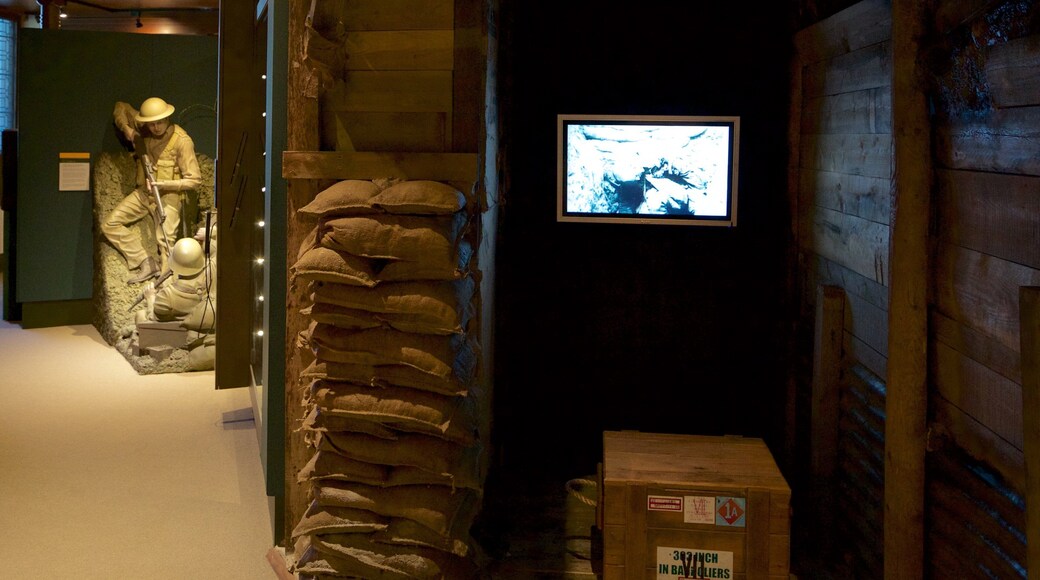 Gordon Highlanders Museum featuring interior views