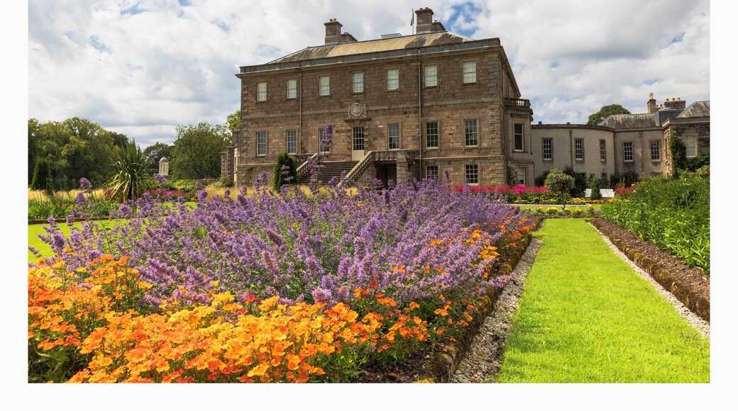 The colourful gardens are worth a visit around the Haddo estate