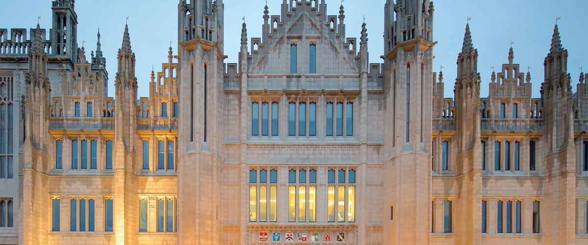 Marischal Museum das einen historische Architektur und Geschichtliches