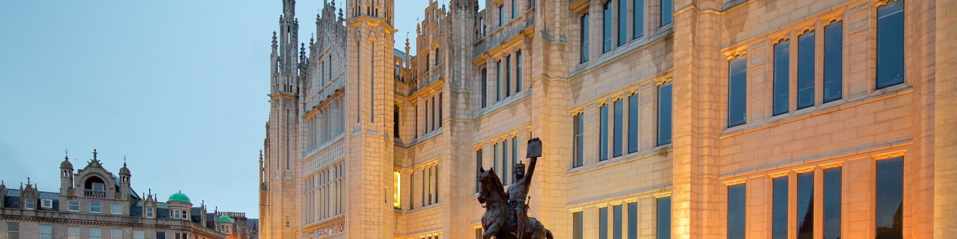 Marischal Museum which includes heritage elements and heritage architecture