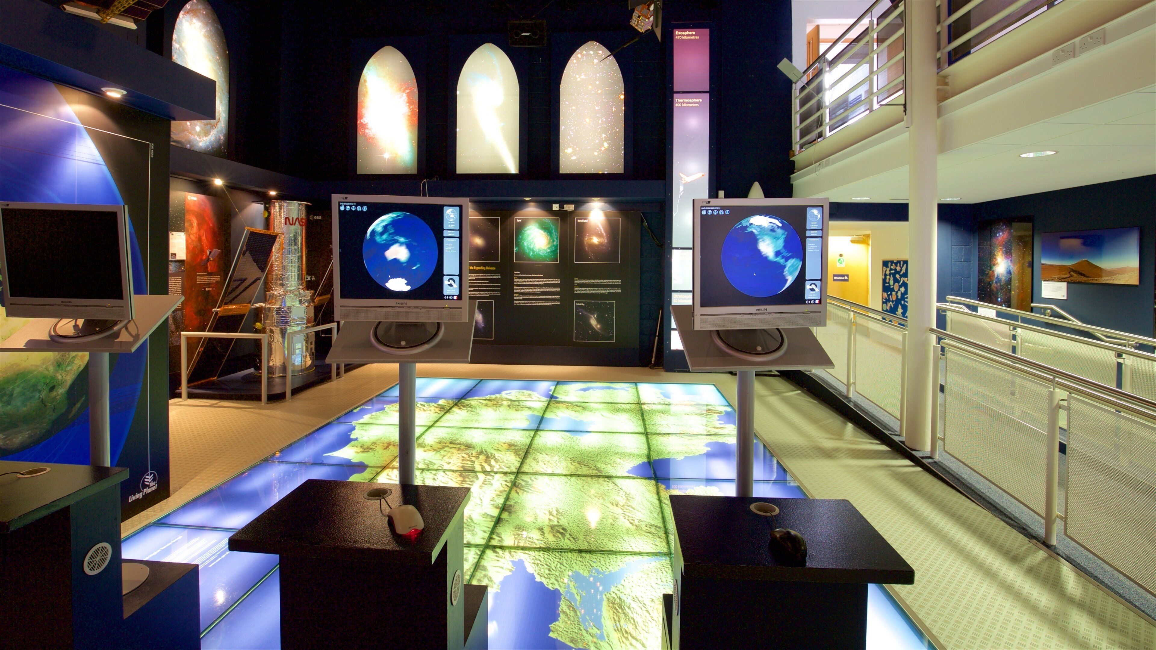 Armagh Planetarium showing interior views