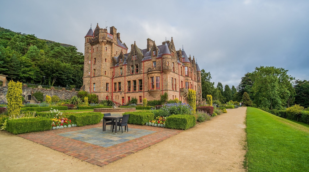 Belfast Castle which includes heritage architecture, a park and a castle