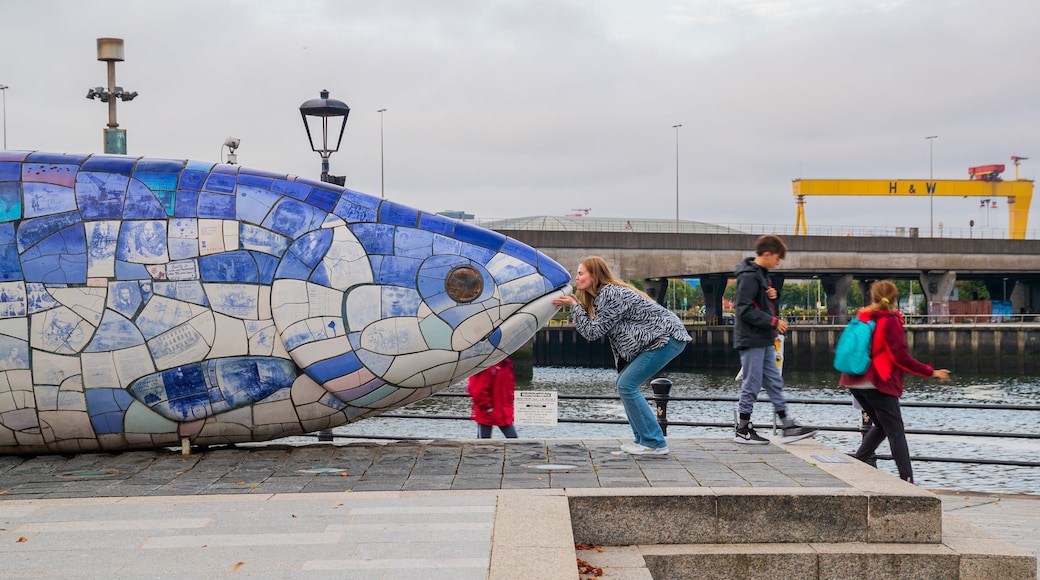 Big Fish which includes outdoor art as well as an individual femail