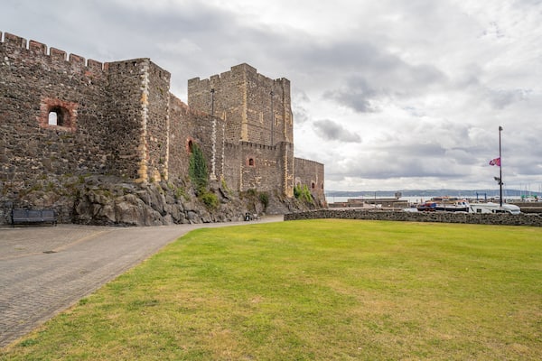 Carrickfergus Castle which includes chateau or palace and heritage architecture