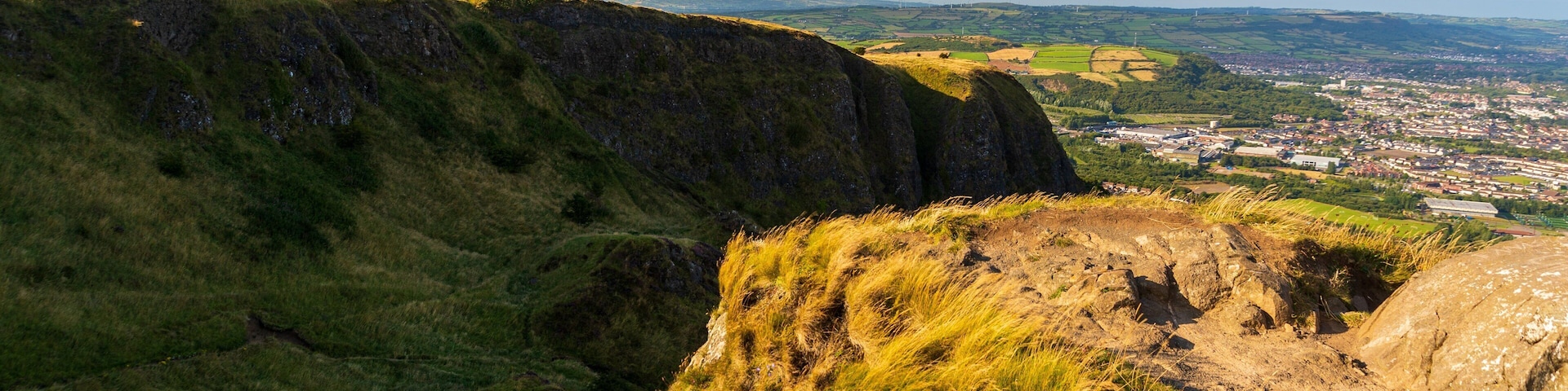 Cave Hill Country Park which includes landscape views and tranquil scenes